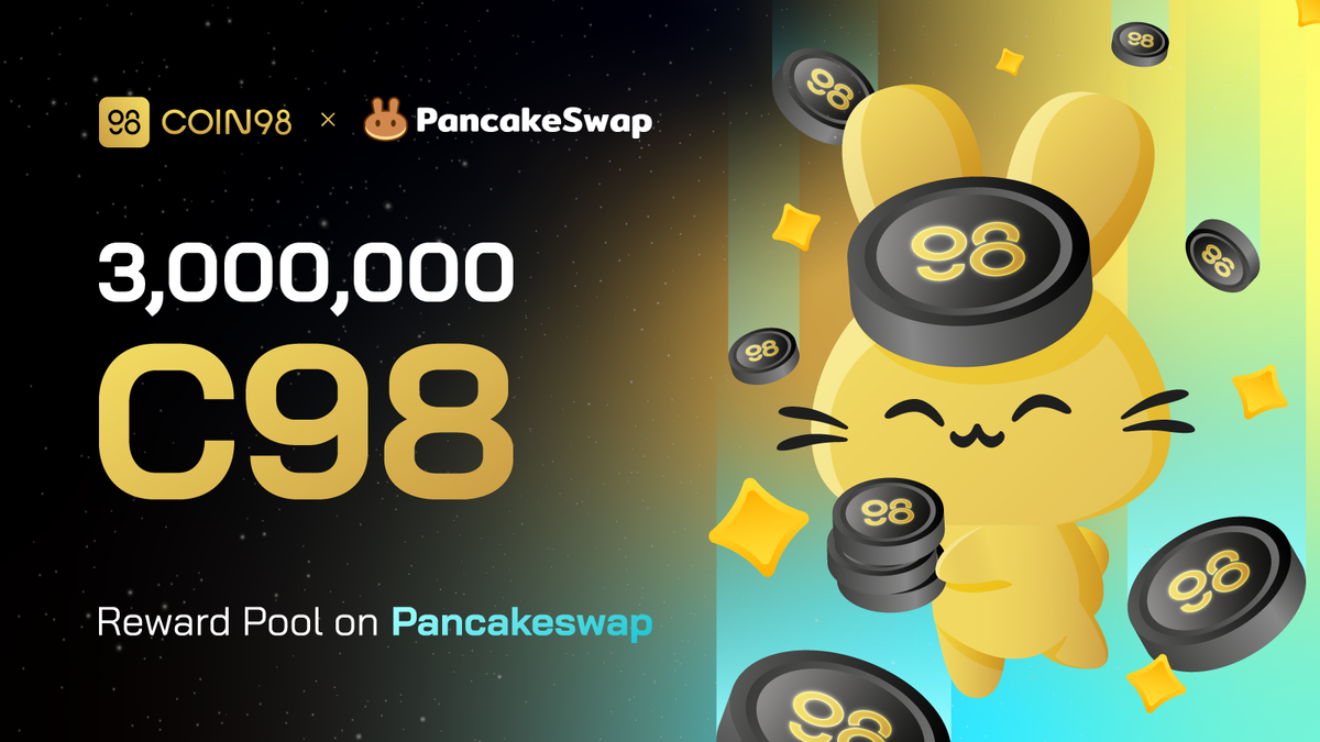 Coin98 is getting sweeter with PancakeSwap!