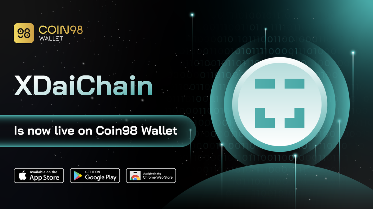 Coin98 Wallet now integrates xDai Chain for high-speed, low fee transactions