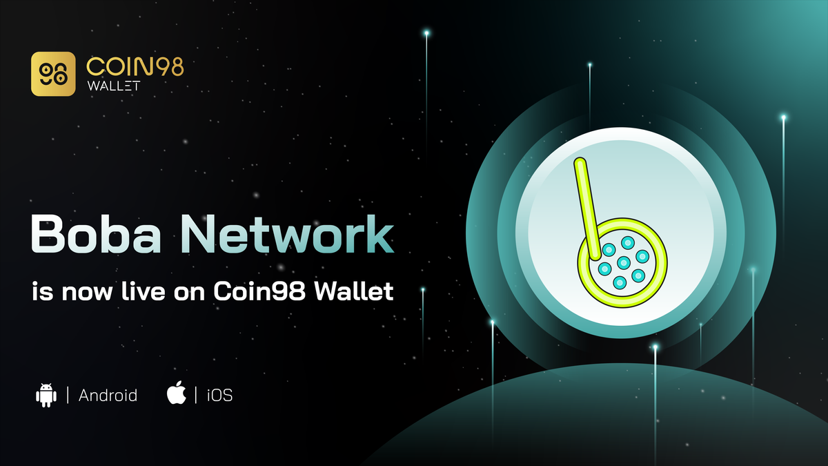 Coin98 Wallet integrates Boba Network Public Mainnet and supports its emerging dApps
