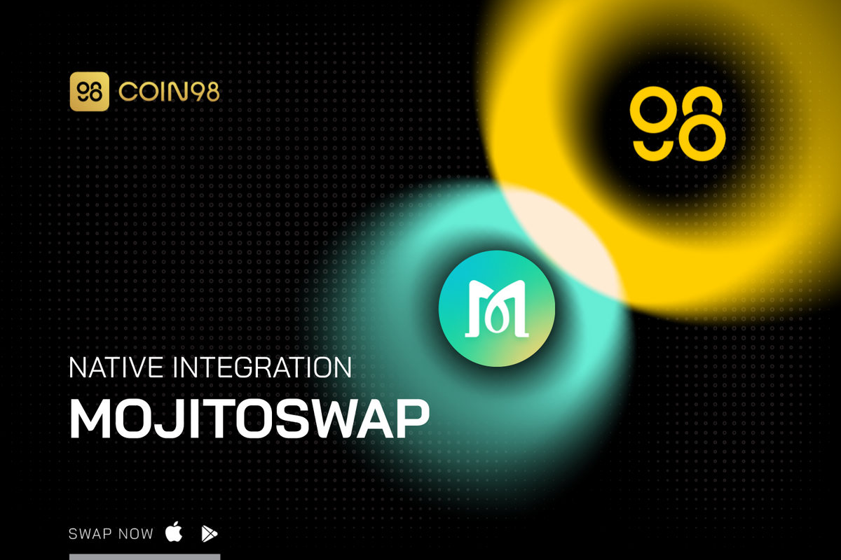 MojitoSwap, top #1 DEX on KCC, is now ready on Coin98 native swap!