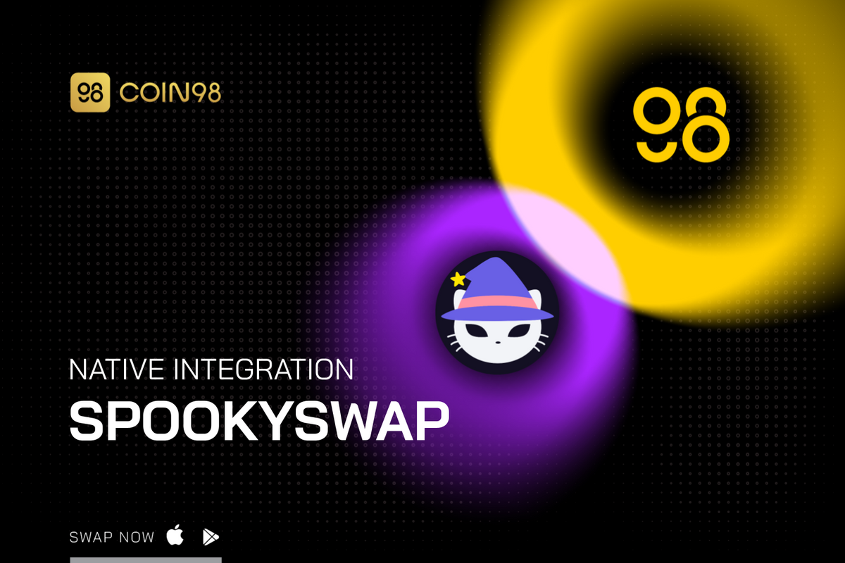 Coin98 integrates SpookySwap - Fantom's leading AMM