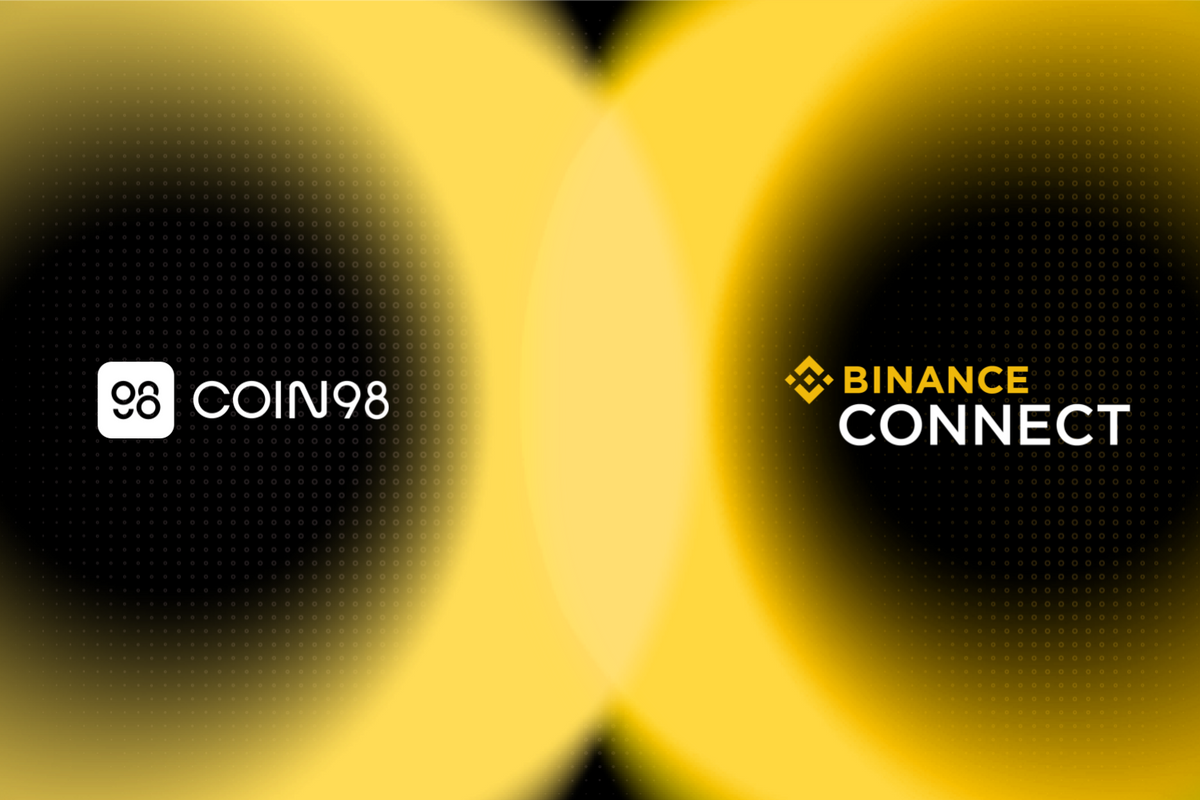 Coin98 integrates Binance Connect, tapping millions of users into a fiat on-ramp solution