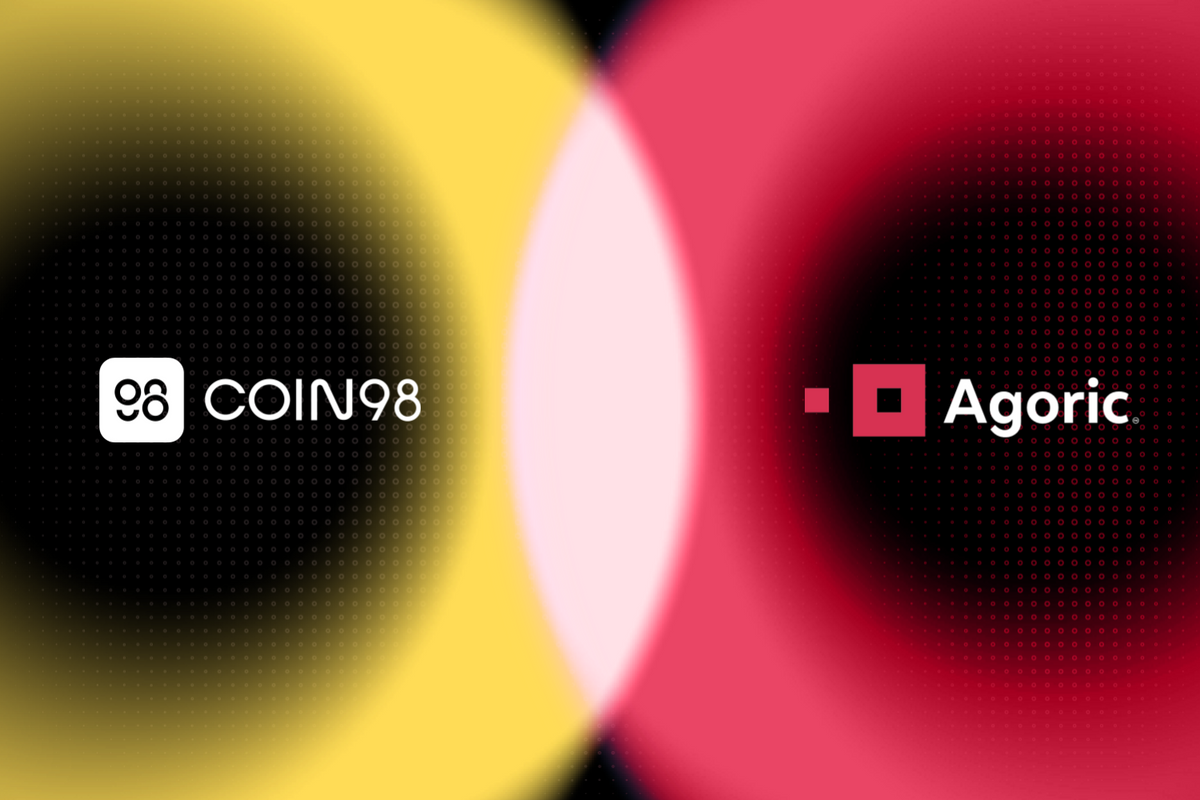 Coin98 integrates Agoric, bridging millions of JavaScript developers to the DeFi world