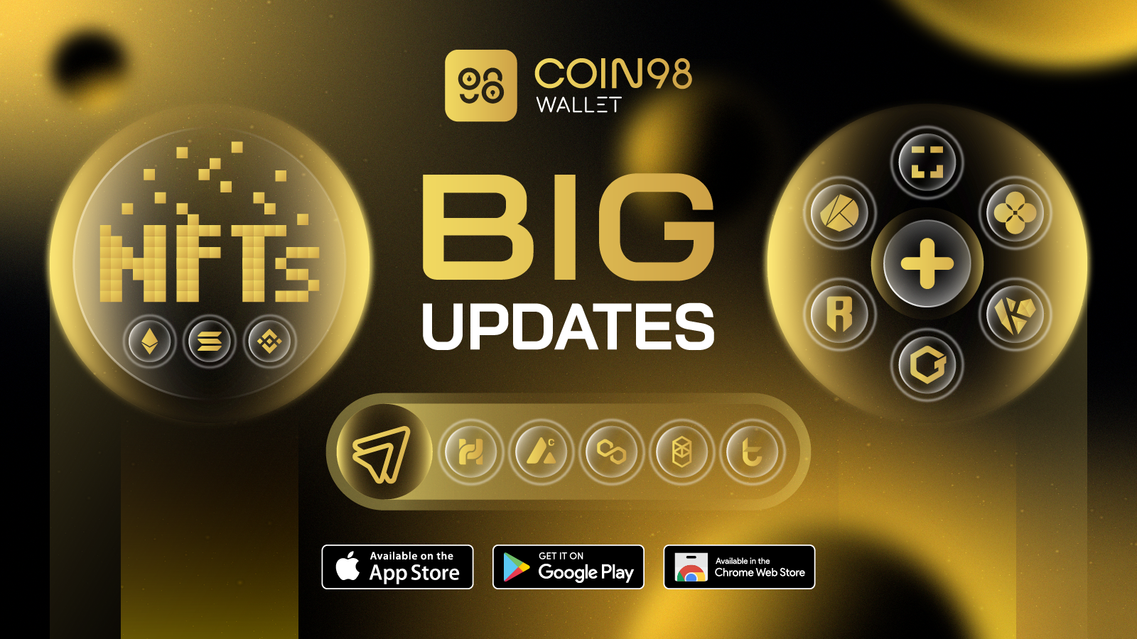 Coin98 Wallet marks the dawn of NFTs arrival and its new Blockchain horizon in the latest version