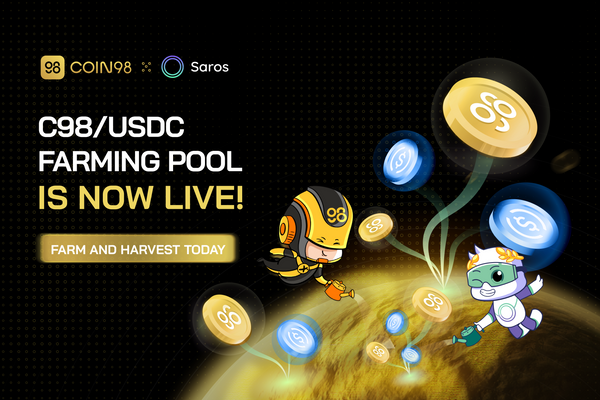 Coin98/USDC farming pool is now live