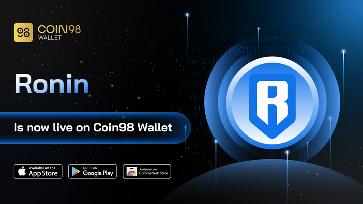 Coin98 Wallet integrates Ronin for the blockchain gaming industry scalability