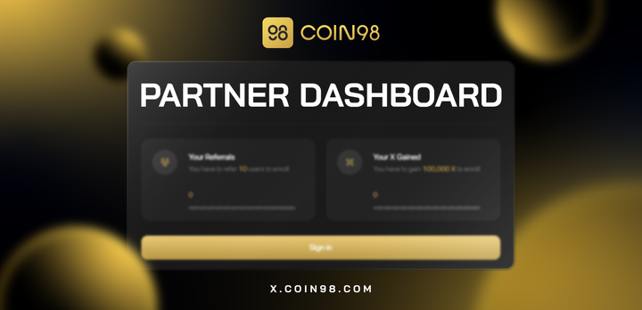 coin98 partner dashboard