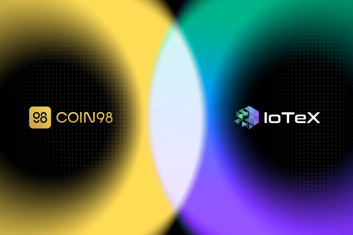 Coin98 Integrates IoTeX Network, Offering Seamless Access to DePIN Opportunities for Coin98 Users