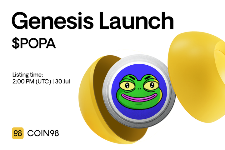 Introducing $POPA Genesis Launch on Coin98