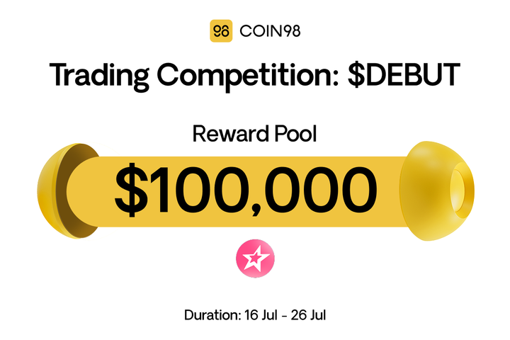 Coin98 Trading Competition: Swap & Share $100,000 in $DEBUT Rewards